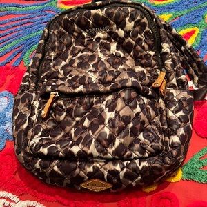 MZ Wallace backpack. Authentic. Leopard print in great condition inside and out